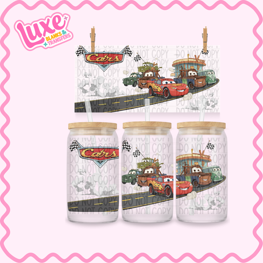 16oz UV DTF Wrap | Cars | #2634