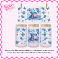 16oz UV DTF Wrap | Donkey Butterflies | #1340