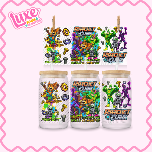 16oz UV DTF Wrap | Ratchet Clank | #3121