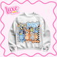 DTF Heat Transfer | Blue Dots | #973