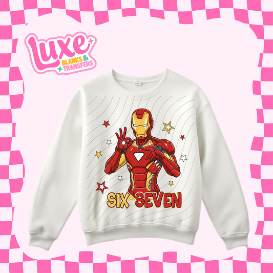 Six Seven Superhero 3 | DTF Heat Transfer | #241