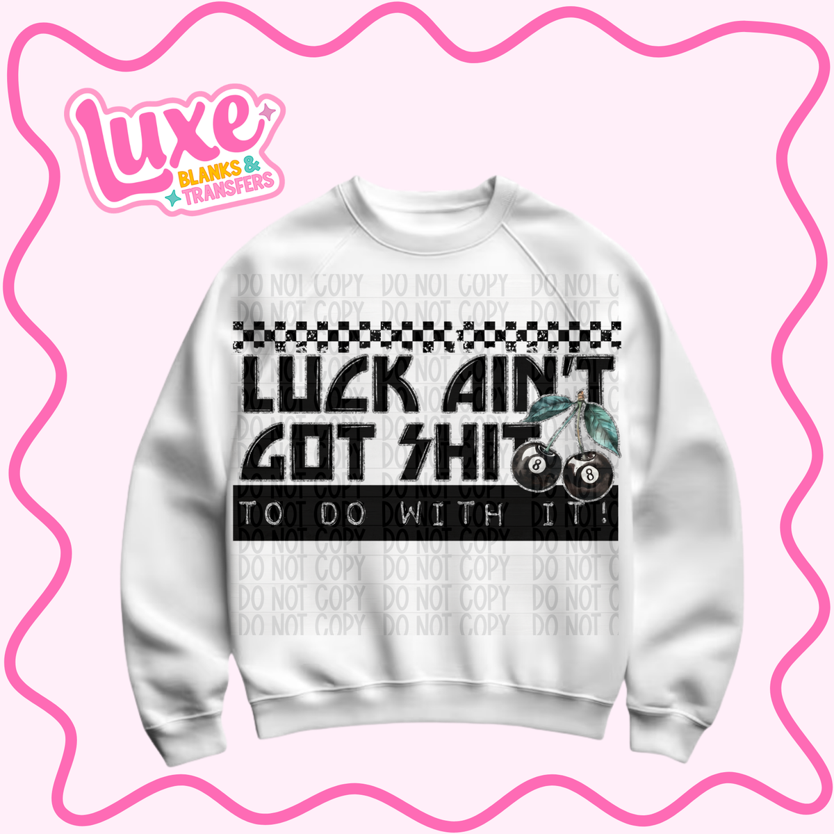 DTF Heat Transfer | Luck | #1515