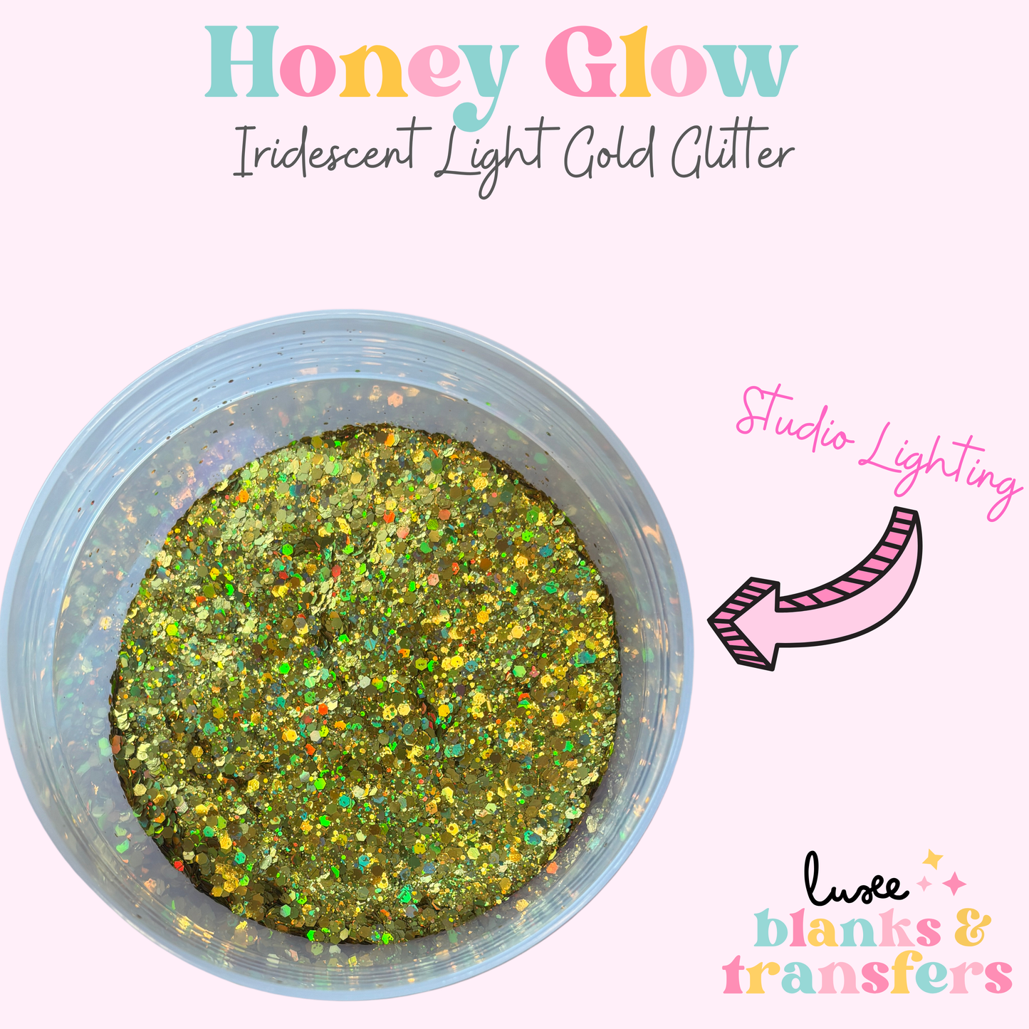 “Honey Glow” Chunky Mix Glitter