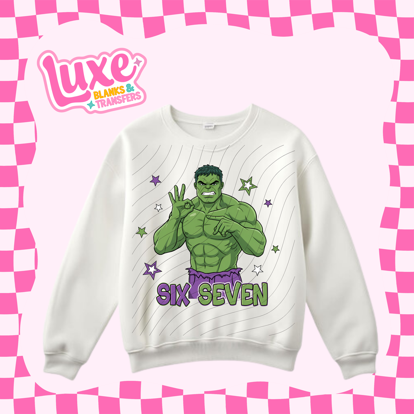 Six Seven Superhero 4 | DTF Heat Transfer | #242