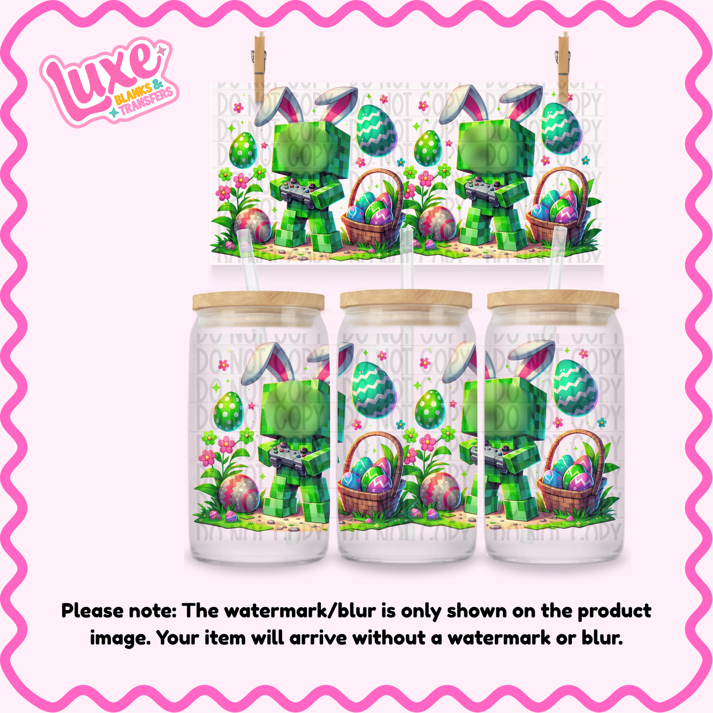 16oz UV DTF Wrap | M1ne Game Easter | #2389