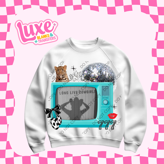 DTF Heat Transfer | Lucky Girl Vibe | #505