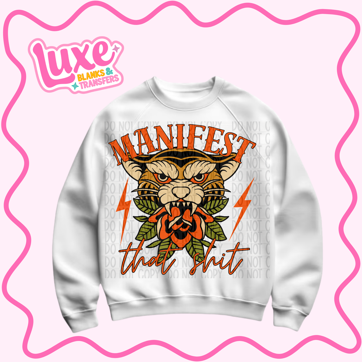 DTF Heat Transfer | Manifest That Sh*t | #1517