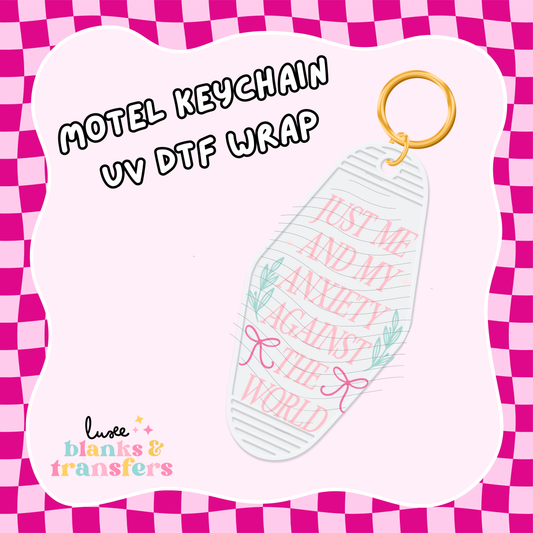 Motel Keychain UV DTF Wrap (#C24)