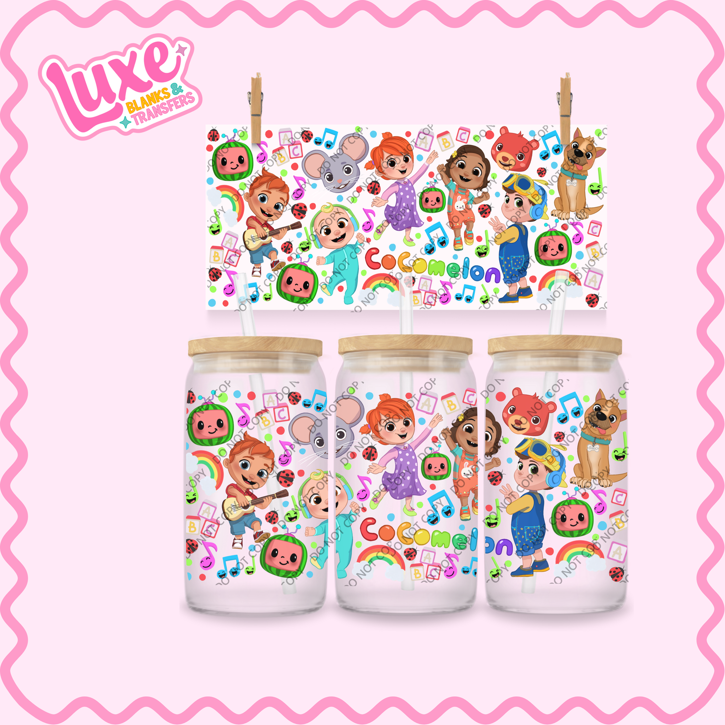 16oz UV DTF Wrap | Coco Kids Show | #2124