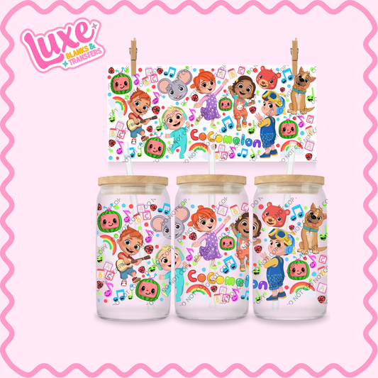 16oz UV DTF Wrap | Coco Kids Show | #2124