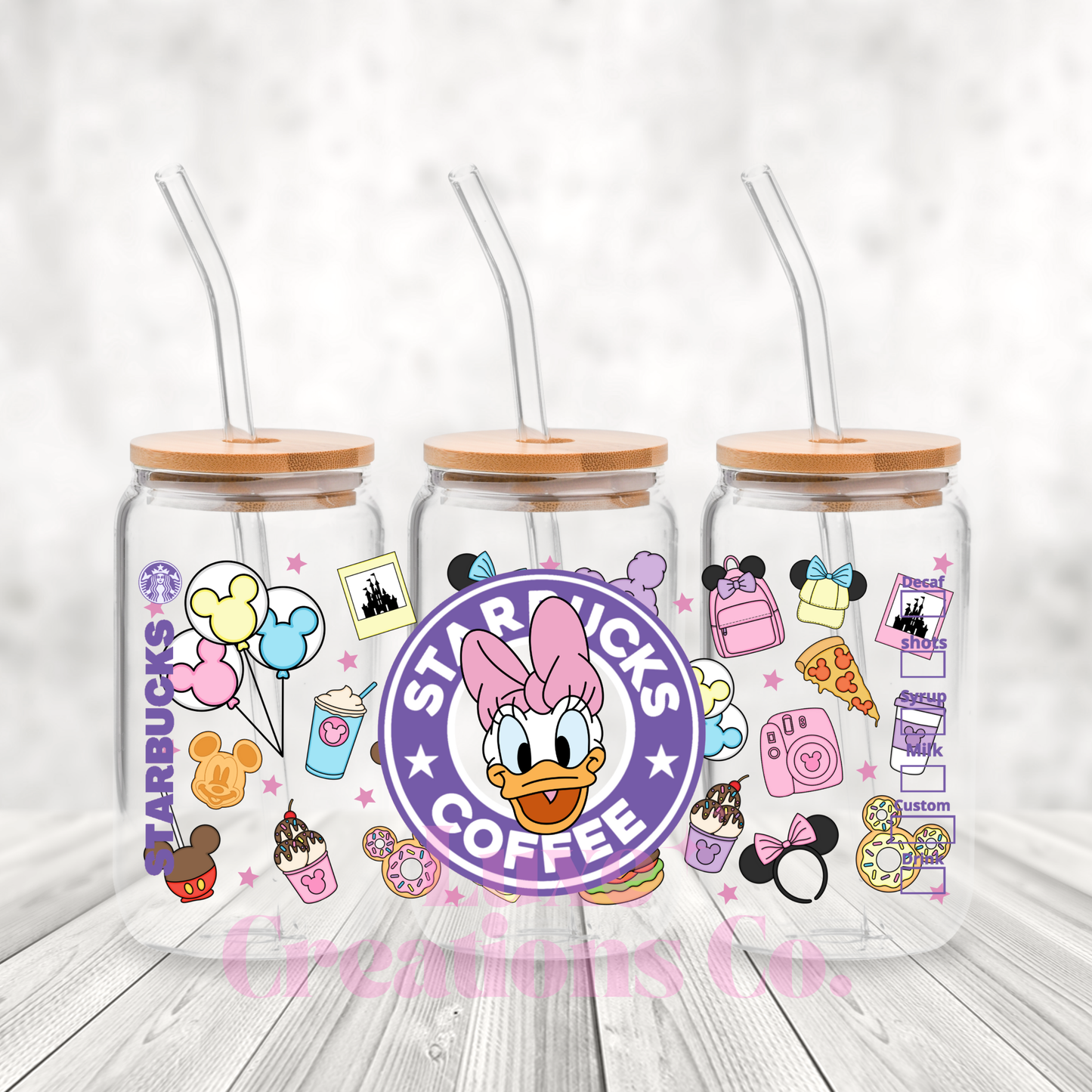 Daisy Duck Starby UV DTF Wrap (#113)