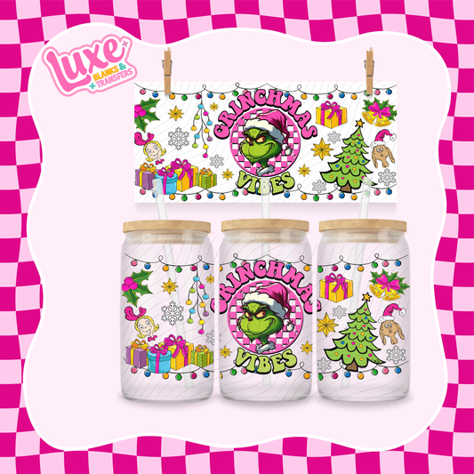 Gr!nchmas Vibes | UV DTF Wrap | #1143