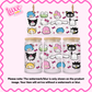 16oz UV DTF Wrap | Hi Cat Pals | #1374