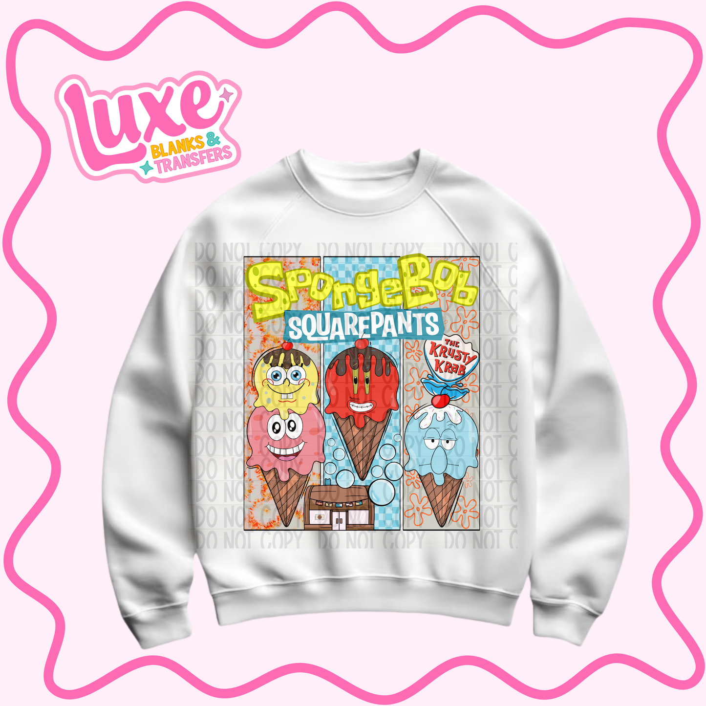 DTF Heat Transfer | Sp0nge Ice Creams | #979