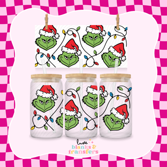 Green Character UV DTF Wrap (#869)