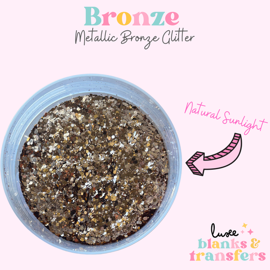 “Bronze” Chunky Mix Glitter