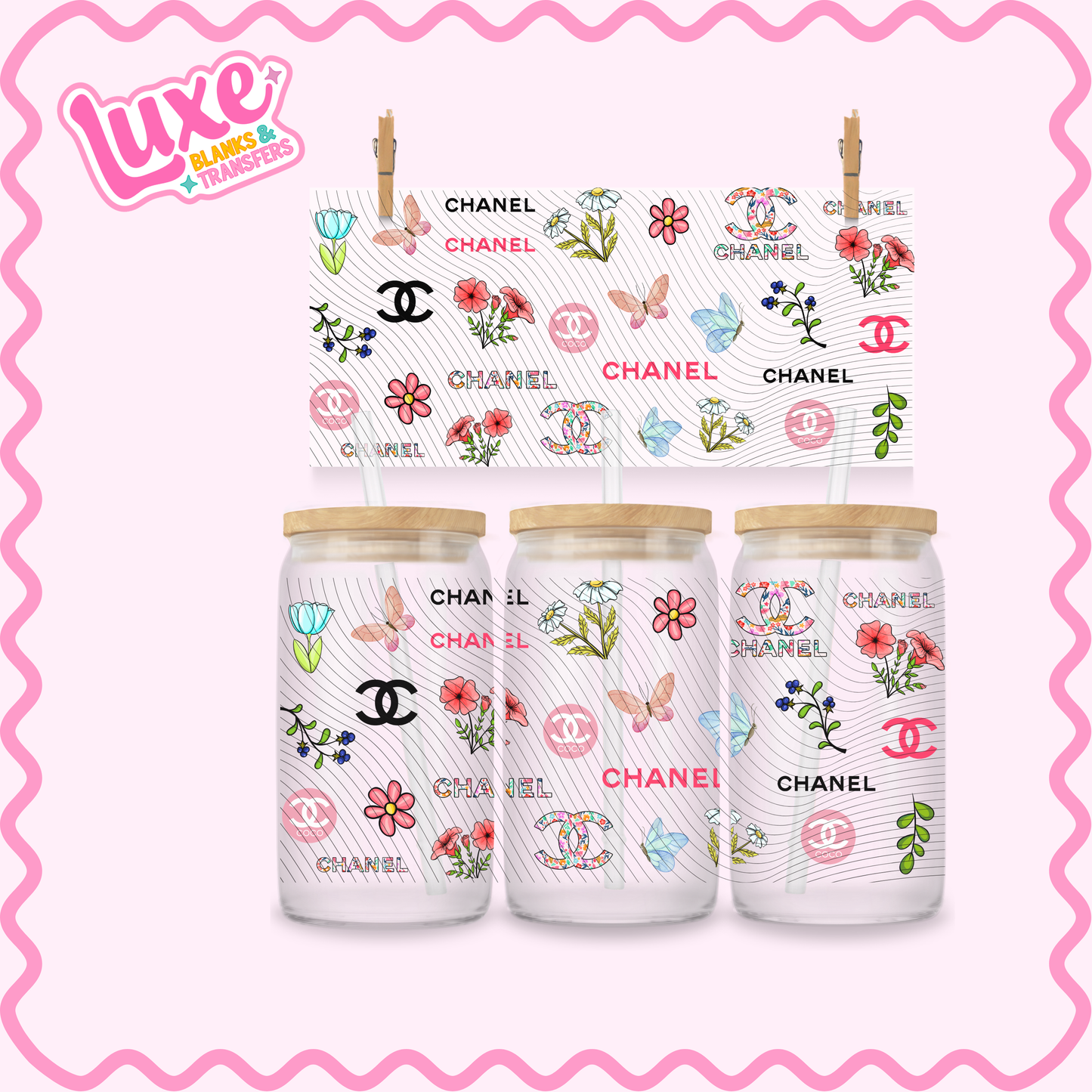 16oz UV DTF Wrap | CC Pattern 2 | #2646
