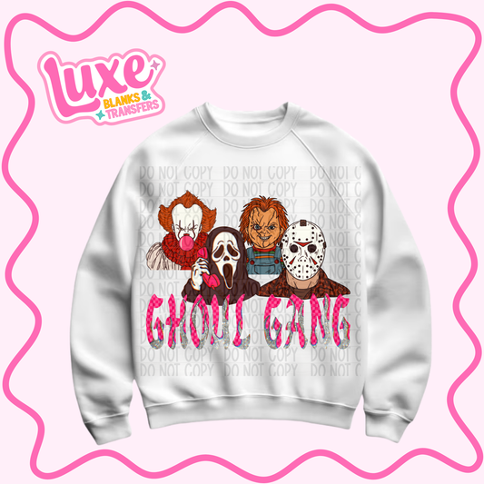 DTF Heat Transfer | Ghoul Gang Spooky | #982