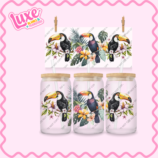 16oz UV DTF Wrap | Toucan | #2339