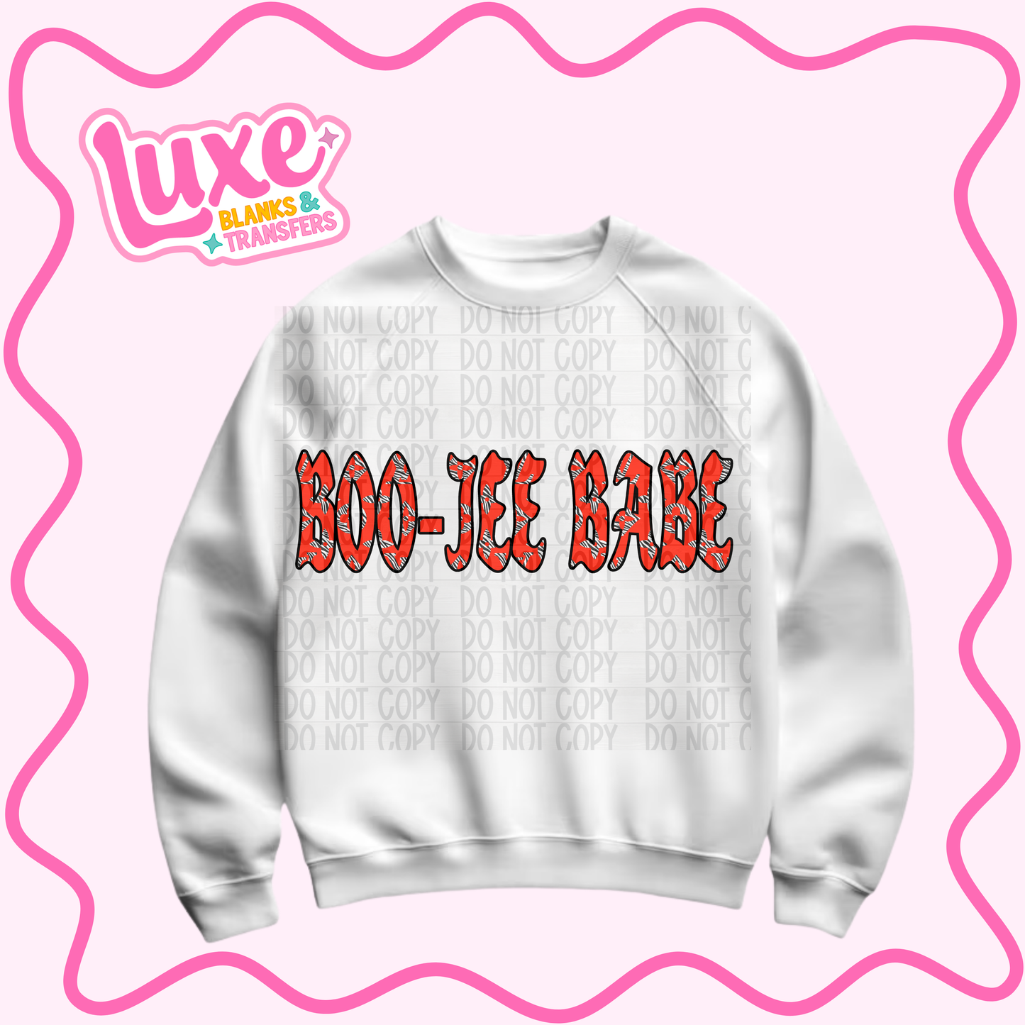 DTF Heat Transfer | Bou-jee Babe | #983
