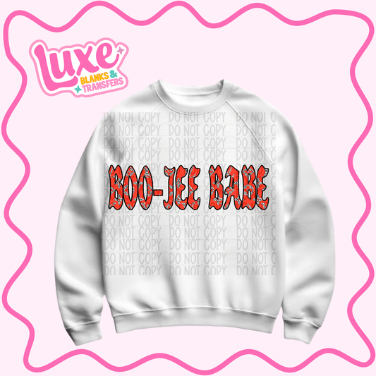 DTF Heat Transfer | Bou-jee Babe | #983