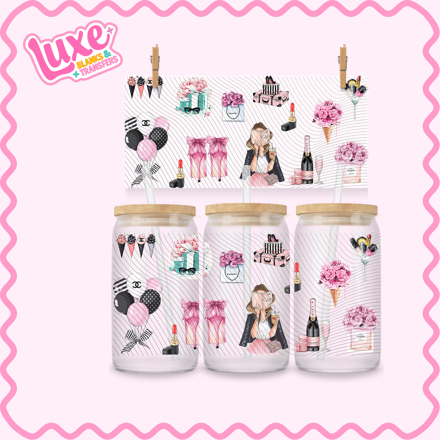 16oz UV DTF Wrap | Cutesy CC | #2647