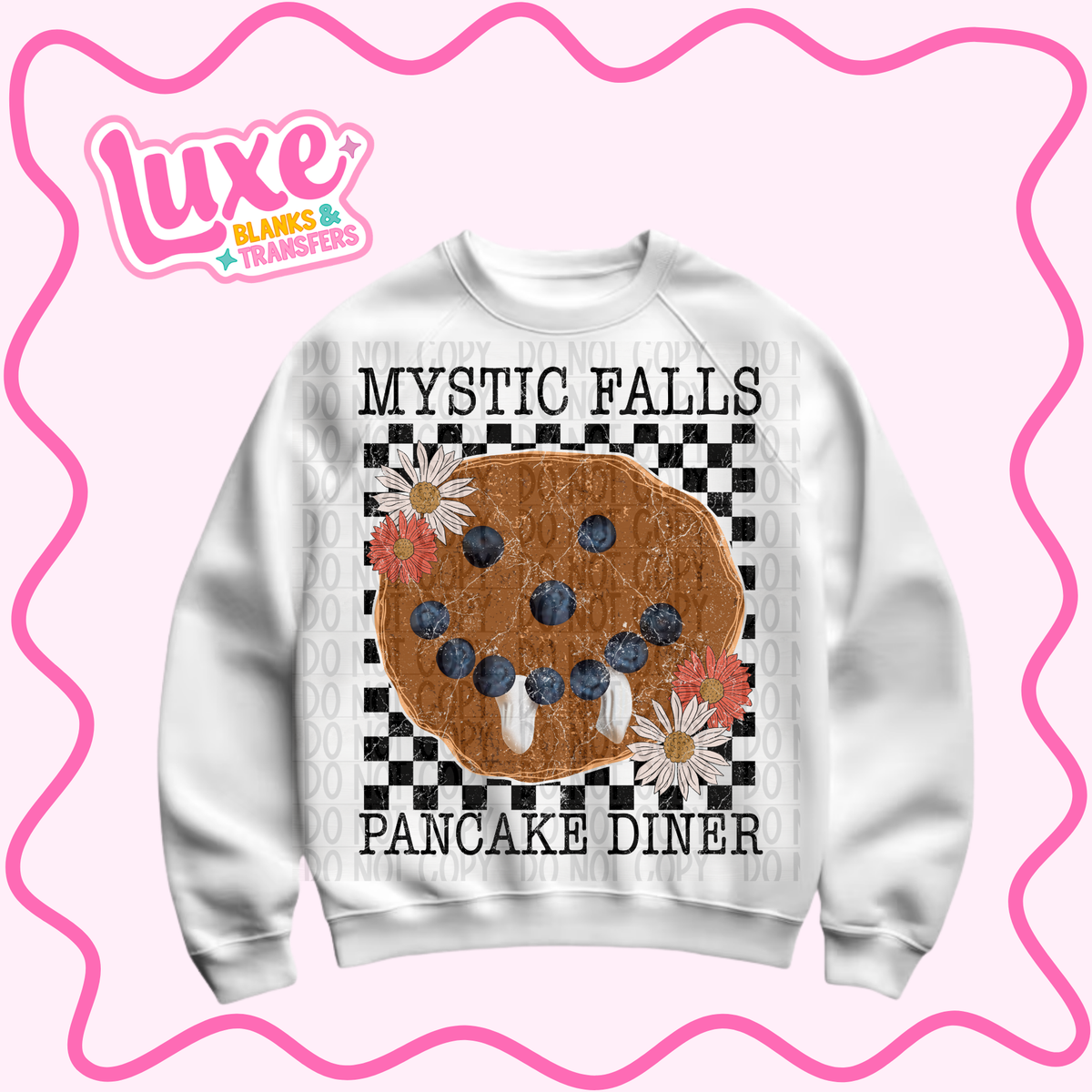 DTF Heat Transfer | Mystic Falls TVD | #1524