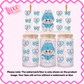 16oz UV DTF Wrap | Boujee Bubu Light Blue | #1403