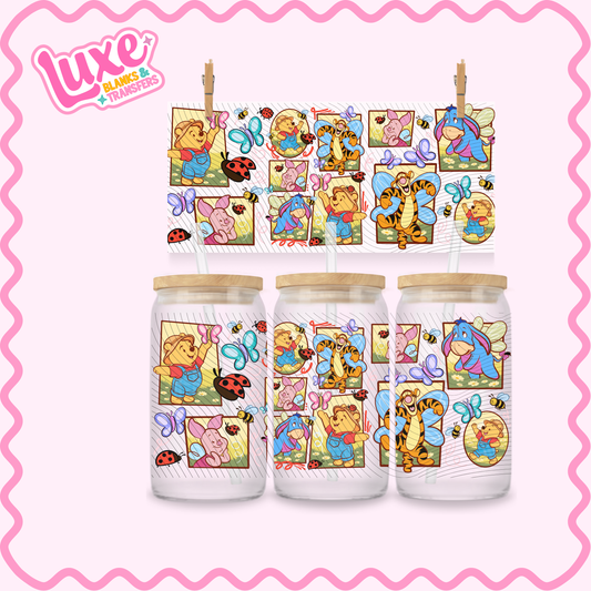 16oz UV DTF Wrap | Win Friends Butterflies | #3135