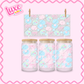 16oz UV DTF Wrap | Pastel Seashells Cutesy | #2343
