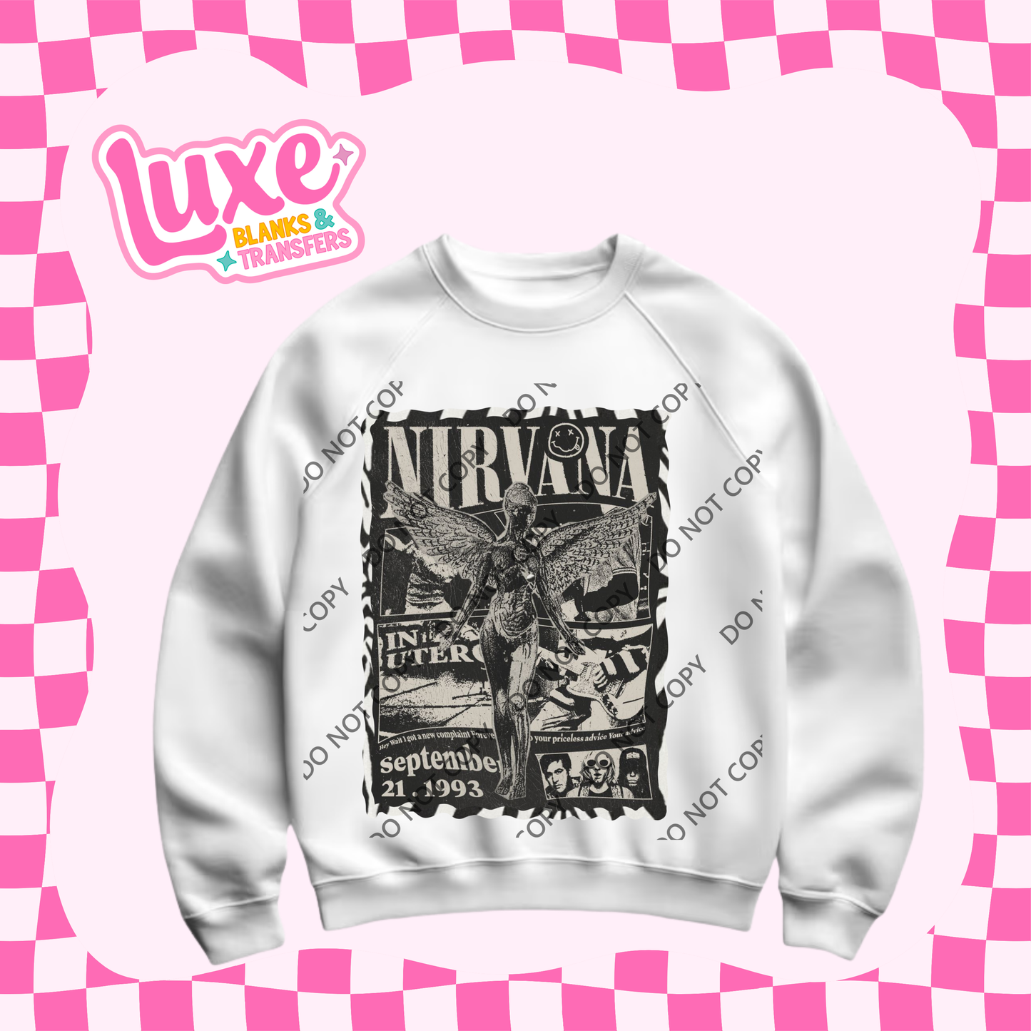 DTF Heat Transfer | Nirv/ana Band | #512