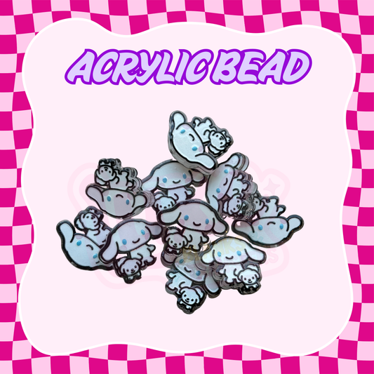 Flatback Acrylic Bead | Cinna
