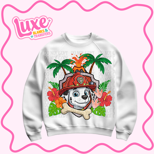 DTF Heat Transfer | Marshall Floral | #1251