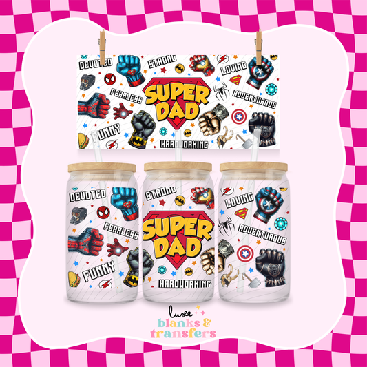 Super Dad 2 UV DTF Wrap (#496)