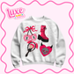 DTF Heat Transfer | Betty Spooky Vibes Pink | #989