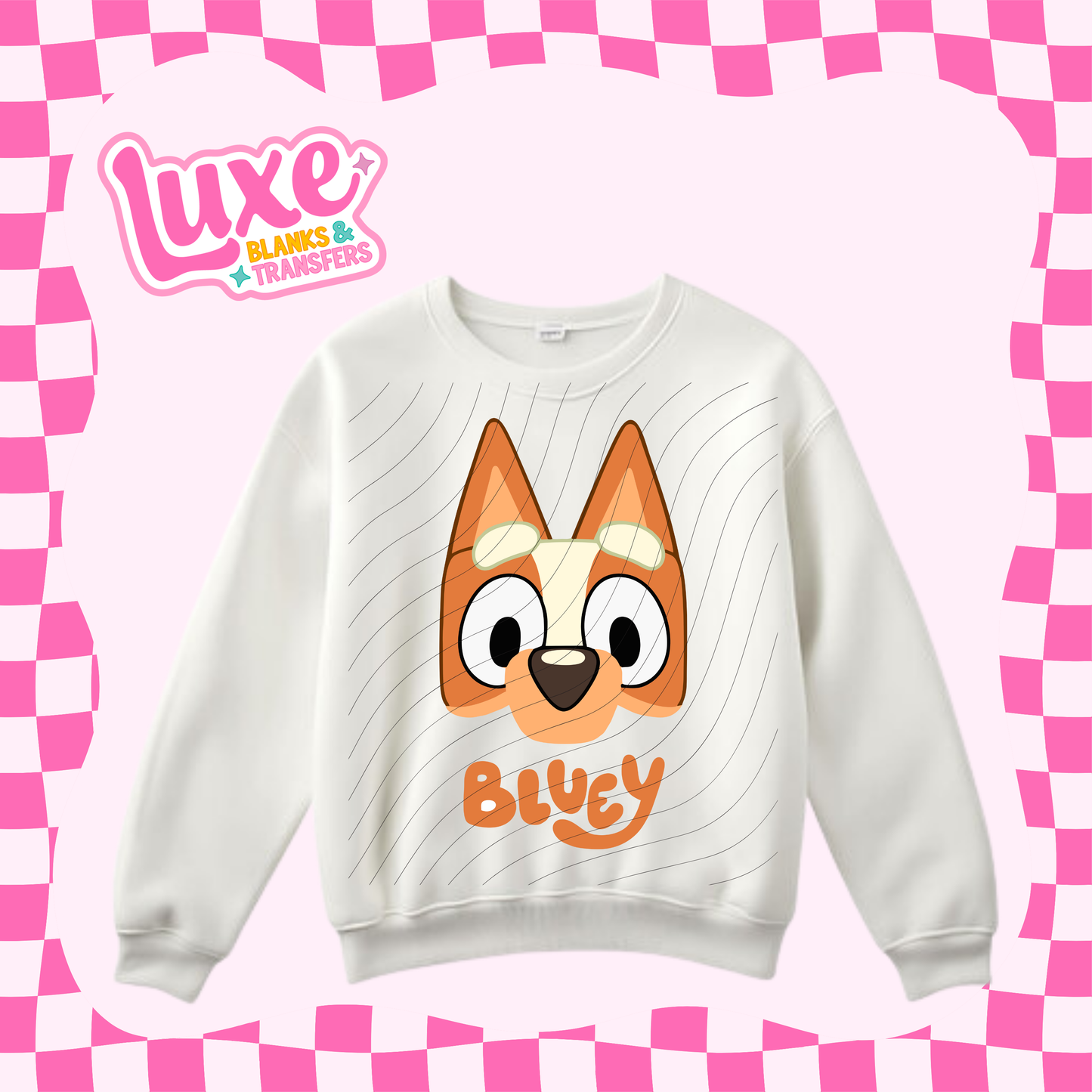 Blue Show Orange Character | DTF Heat Transfer | #255