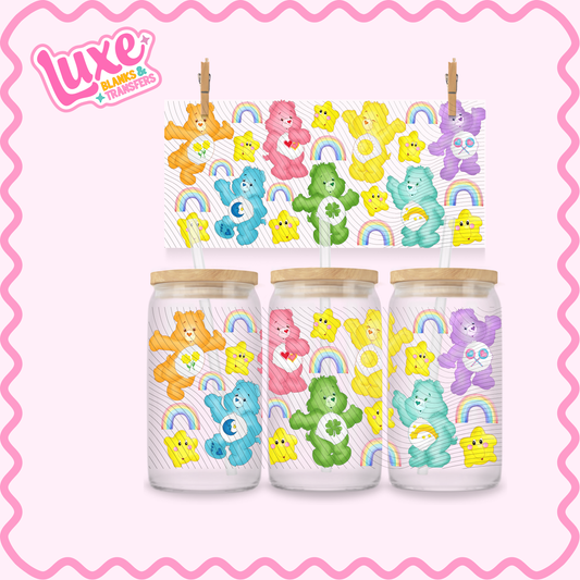 16oz UV DTF Wrap | Colour Bears | #2654