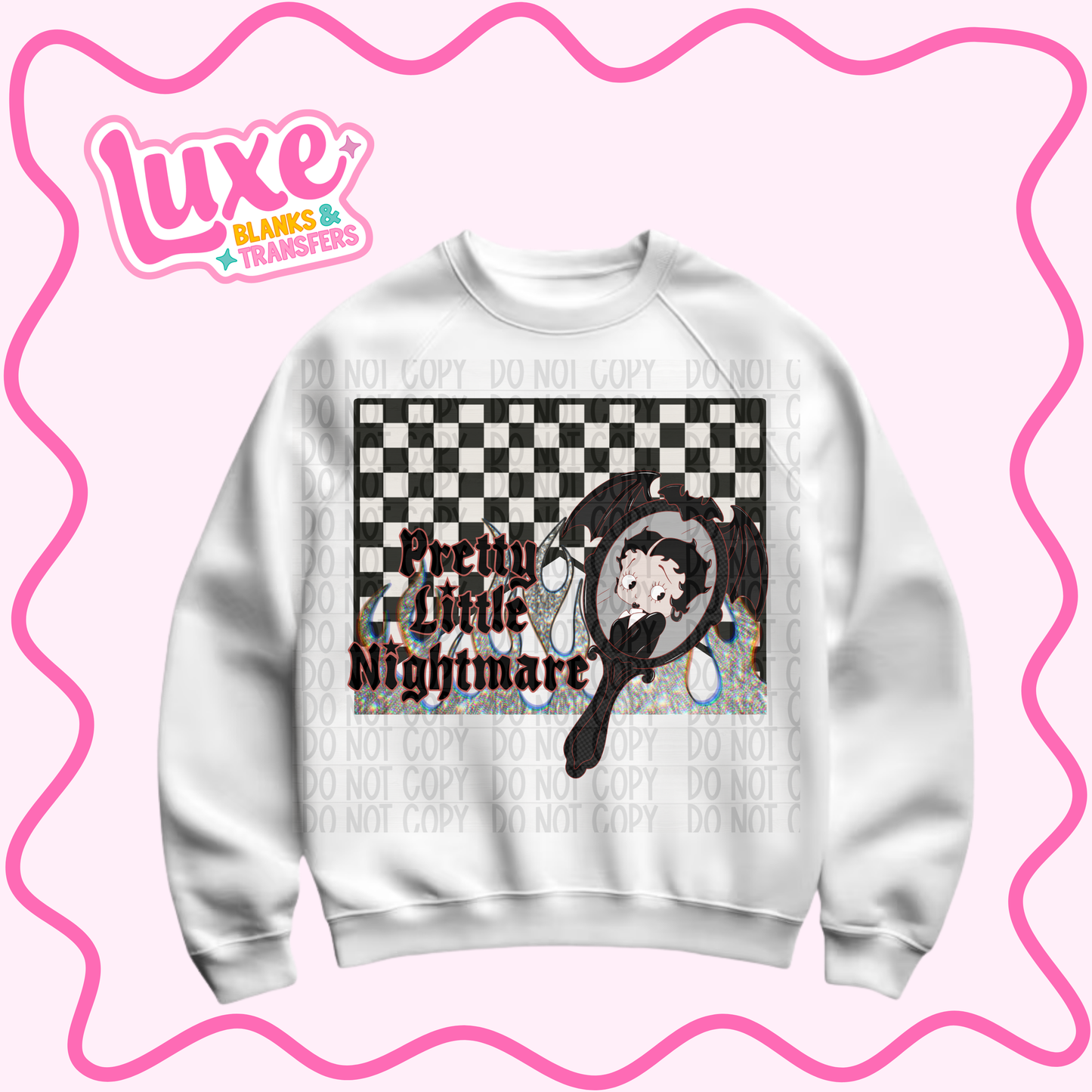 DTF Heat Transfer | Pretty Little Nightmare | #992
