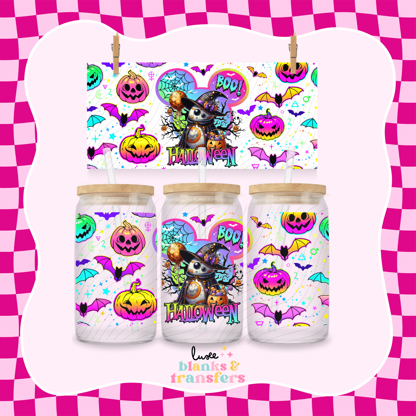 Star Battle Halloween UV DTF Wrap (#498)