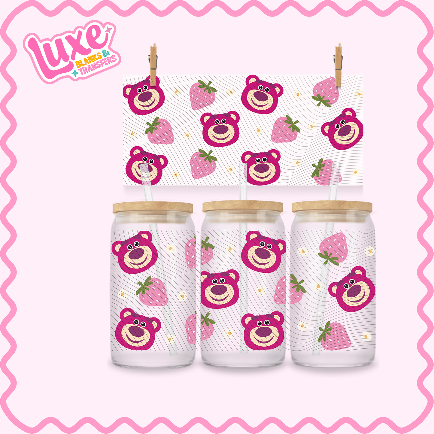 16oz UV DTF Wrap | Lotso | #2657