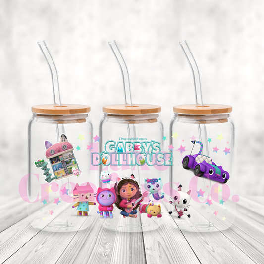 READY TO SHIP Kids Dollhouse Show UV DTF Wrap (#290)