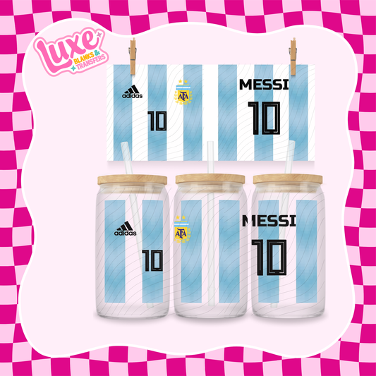 Messi | 16oz UV DTF Wrap | #1383