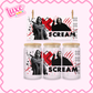 16oz UV DTF Wrap | Scream | #3143