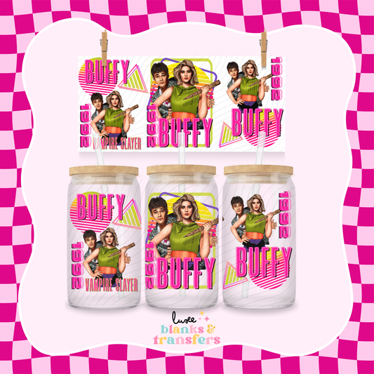 Pink Buffy UV DTF Wrap (#887)