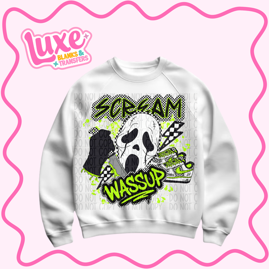 DTF Heat Transfer | Green Ghosty | #997