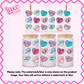 16oz UV DTF Wrap | Luxury Hearts | #1452