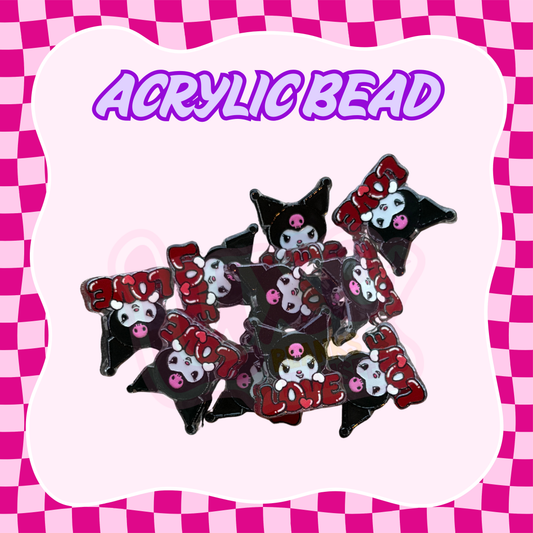 Flatback Acrylic Bead | Romi Love