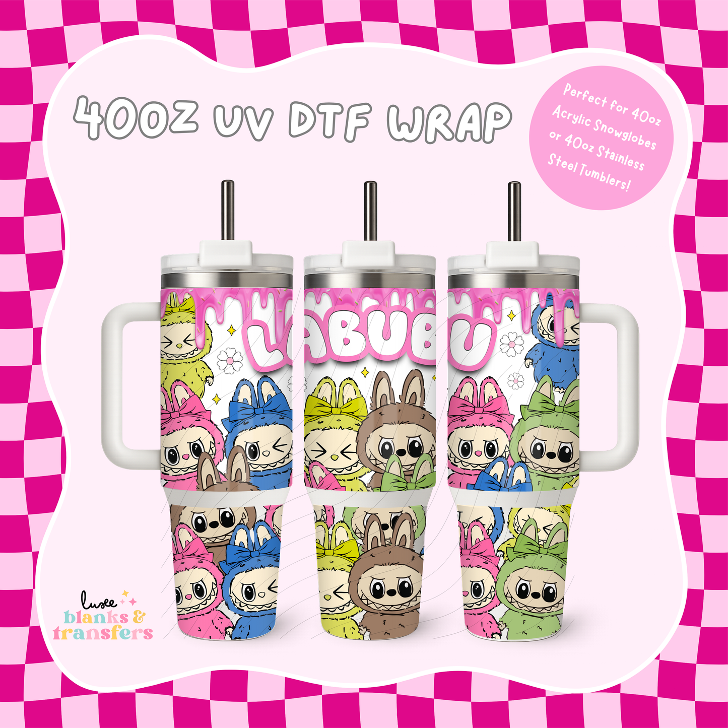 Bubu #3 40oz UV DTF Wrap (#B25)