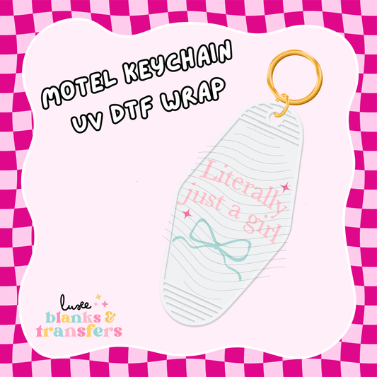 Motel Keychain UV DTF Wrap (#C26)