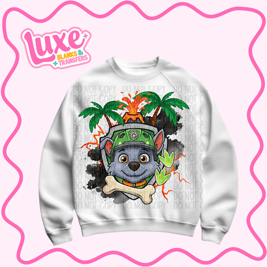 DTF Heat Transfer | Rocky Volcano | #1252